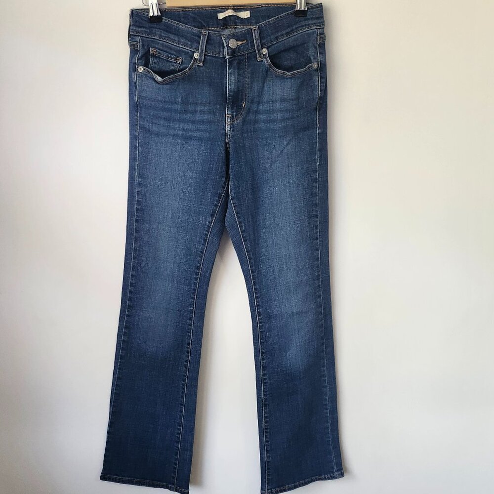 Levi’s Classic Bootcut Jeans Women’s 26x32 Dark Wash Stretch Denim